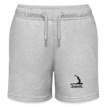 Jivamukti - Yoga - Short de jogging enfant bio Stanley/Stella - gris chiné - Devant