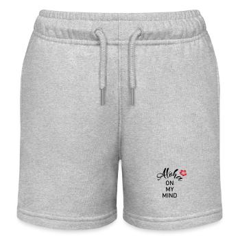Aloha on my mind - Kids Organic Sweat Shorts by Stanley/Stella - heather grey - Front