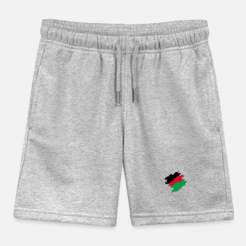 Malawi couleurs drapeau drapeau brosse Short de jogging enfant bio Stanley/Stella