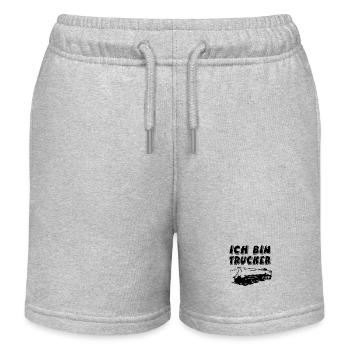 Trucker - Kinder Organic Joggingshorts Mini Bolter von Stanley/Stella - Grau meliert - Vorne