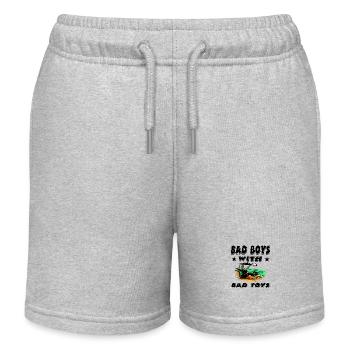 Traktor - Kinder Organic Joggingshorts Mini Bolter von Stanley/Stella - Grau meliert - Vorne