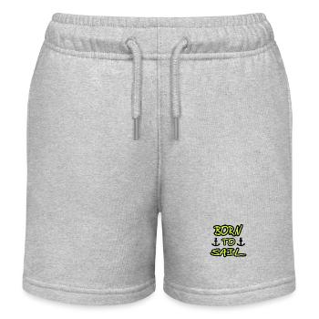 Voile - Short de jogging enfant bio Stanley/Stella - gris chiné - Devant