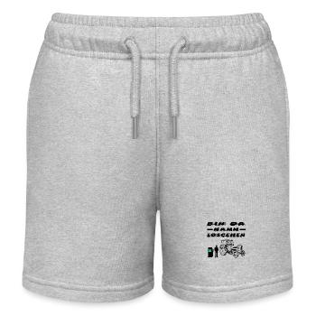 Traktor - Kinder Organic Joggingshorts Mini Bolter von Stanley/Stella - Grau meliert - Vorne