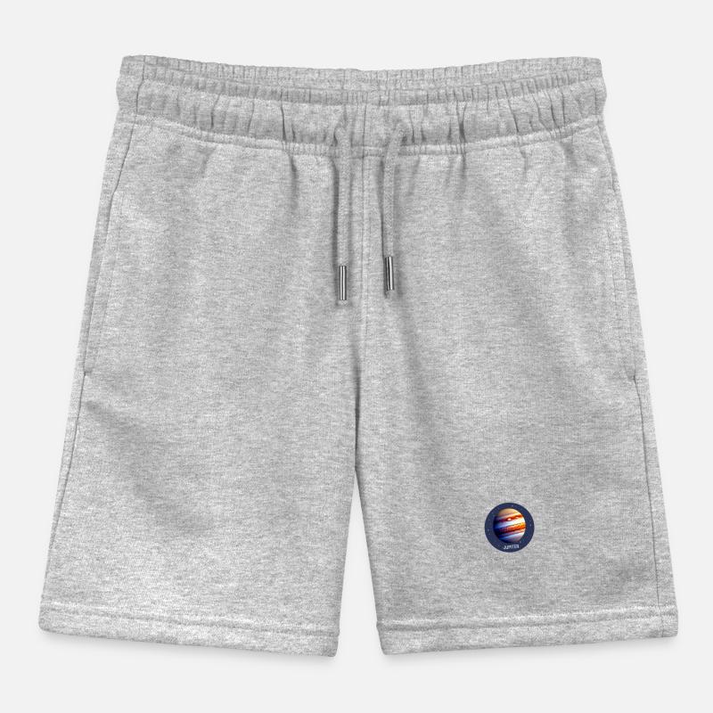 Planet Jupiter Kids Organic Sweat Shorts by Stanley/Stella