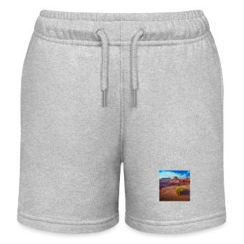 Monument Valley - Kids Organic Sweat Shorts by Stanley/Stella - heather grey - Front