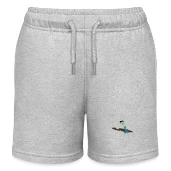 Surfeur Zombie Tiki - Short de jogging enfant bio Stanley/Stella - gris chiné - Devant