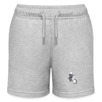 Moto Moto Moto Fan de Moto Motorcross - Short de jogging enfant bio Stanley/Stella - gris chiné - Devant