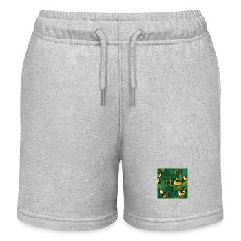 wald - Kinder Organic Joggingshorts Mini Bolter von Stanley/Stella - Grau meliert - Vorne
