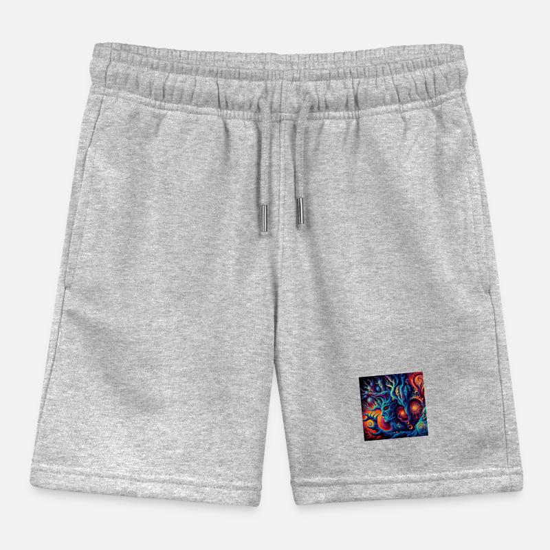 Fractale de la forêt psy Short de jogging enfant bio Stanley/Stella