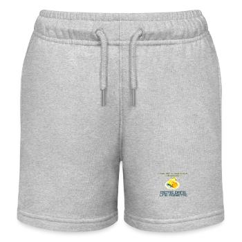 Blague de poisson - Short de jogging enfant bio Stanley/Stella - gris chiné - Devant