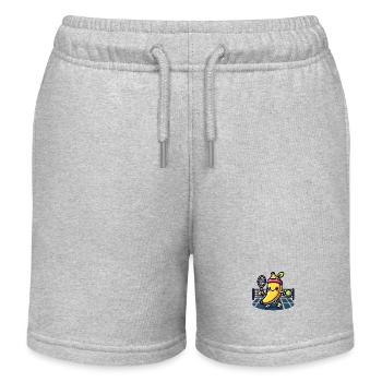 Tennisbanane - Kinder Organic Joggingshorts Mini Bolter von Stanley/Stella - Grau meliert - Vorne