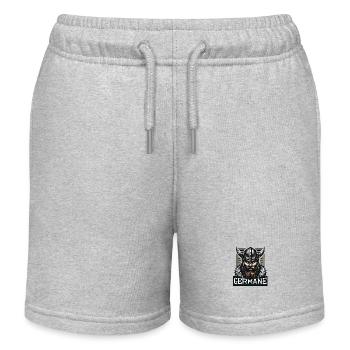 PERTINENT - Short de jogging enfant bio Stanley/Stella - gris chiné - Devant