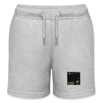 Acid-Grafik - Kinder Organic Joggingshorts Mini Bolter von Stanley/Stella - Grau meliert - Vorne
