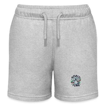 Koalty Time - Kinder Organic Joggingshorts Mini Bolter von Stanley/Stella - Grau meliert - Vorne