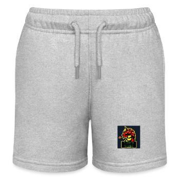 20240215 181329 - Kinder Organic Joggingshorts Mini Bolter von Stanley/Stella - Grau meliert - Vorne