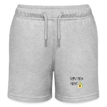 Nerv mich nicht - Kinder Organic Joggingshorts Mini Bolter von Stanley/Stella - Grau meliert - Vorne