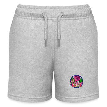 Rose - Kids Organic Sweat Shorts by Stanley/Stella - heather grey - Front
