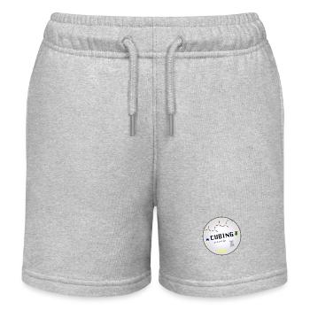 Cubing It's In My DNA - Kids Organic Sweat Shorts by Stanley/Stella - heather grey - Front