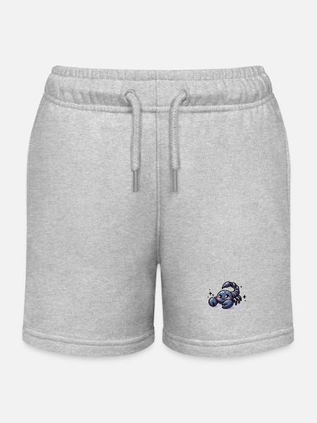 Scorpion - Kids Organic Sweat Shorts by Stanley/Stella - heather grey