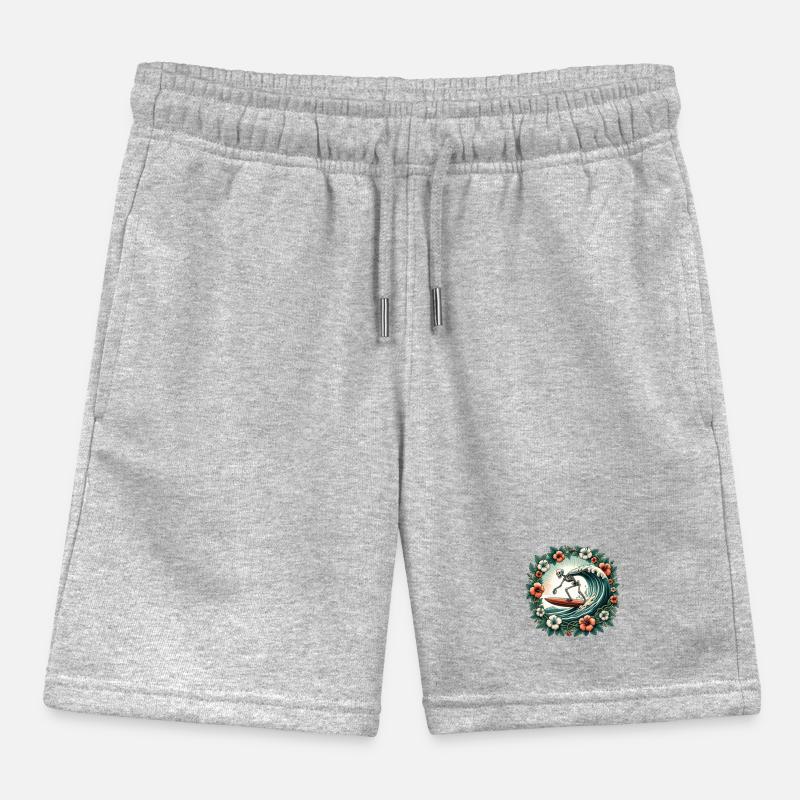 Squelette de surf Short de jogging enfant bio Stanley/Stella