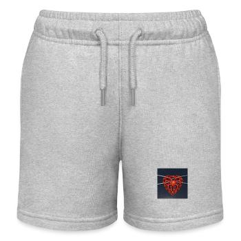 COEUR BRISE - Short de jogging enfant bio Stanley/Stella - gris chiné - Devant