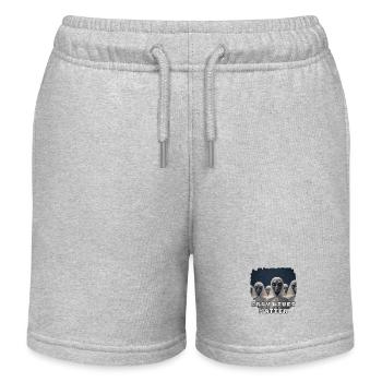 Gray lives matter - Version 3 - Kinder Organic Joggingshorts Mini Bolter von Stanley/Stella - Grau meliert - Vorne