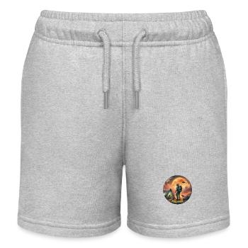 Préparateur - Short de jogging enfant bio Stanley/Stella - gris chiné - Devant