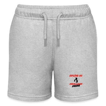 Bestes BROTHER Diplom - Kinder Organic Joggingshorts Mini Bolter von Stanley/Stella - Grau meliert - Vorne