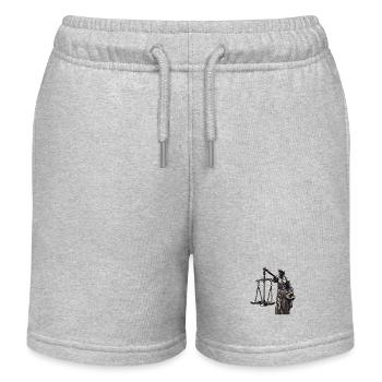 Balance de la Justice en Monochrome - Short de jogging enfant bio Stanley/Stella - gris chiné - Devant