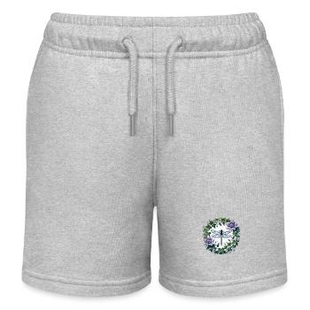 Libellule - Short de jogging enfant bio Stanley/Stella - gris chiné - Devant