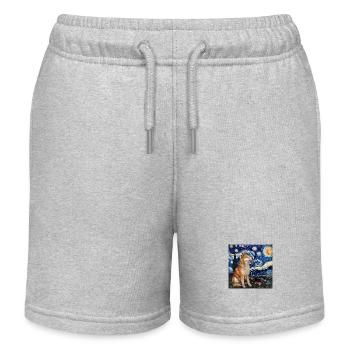 Akita Van Gogh - Kinder Organic Joggingshorts Mini Bolter von Stanley/Stella - Grau meliert - Vorne
