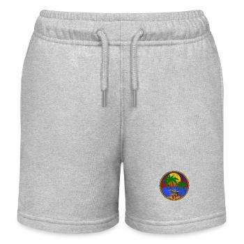 Reggae Lion Palm Beach - Short de jogging enfant bio Stanley/Stella - gris chiné - Devant