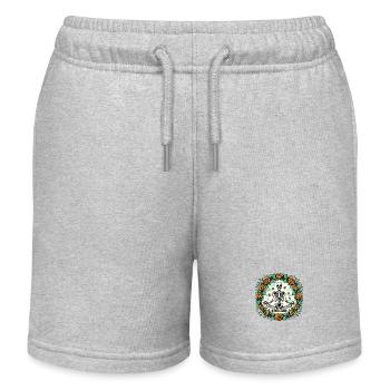 Mode Zen Squelette - Short de jogging enfant bio Stanley/Stella - gris chiné - Devant