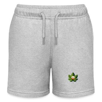 Kastanienblatt - Kinder Organic Joggingshorts Mini Bolter von Stanley/Stella - Grau meliert - Vorne