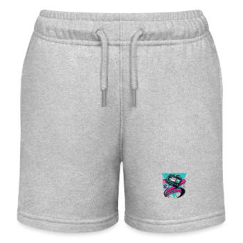 SOYEZ GENTIL, REMBOBINEZ - Short de jogging enfant bio Stanley/Stella - gris chiné - Devant