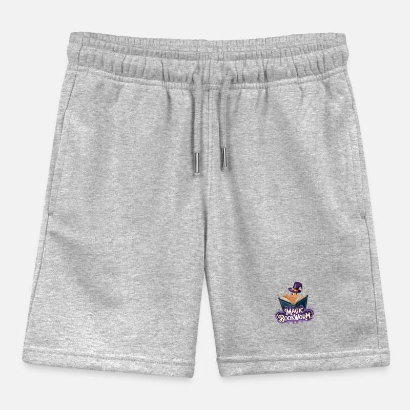 Magic Bookworm Kids Organic Sweat Shorts by Stanley/Stella