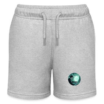Digitale Vision: Die Zukunft entfesseln! - Kinder Organic Joggingshorts Mini Bolter von Stanley/Stella - Grau meliert - Vorne