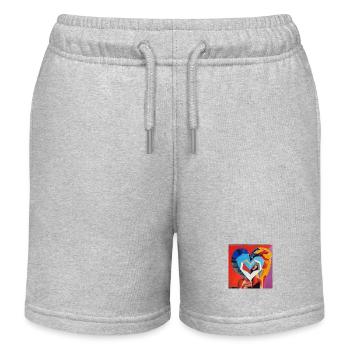 Akuku - Kids Organic Sweat Shorts by Stanley/Stella - heather grey - Front