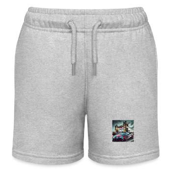 I Love London - Kids Organic Sweat Shorts by Stanley/Stella - heather grey - Front