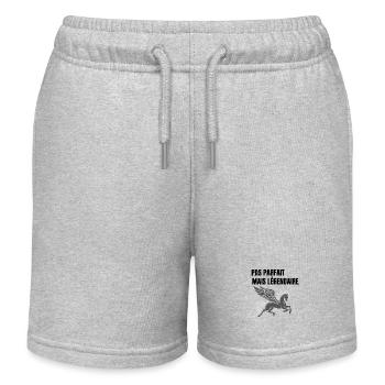 PAS PARFAIT MAIS LEGENDAIRE - Short de jogging enfant bio Stanley/Stella - gris chiné - Devant