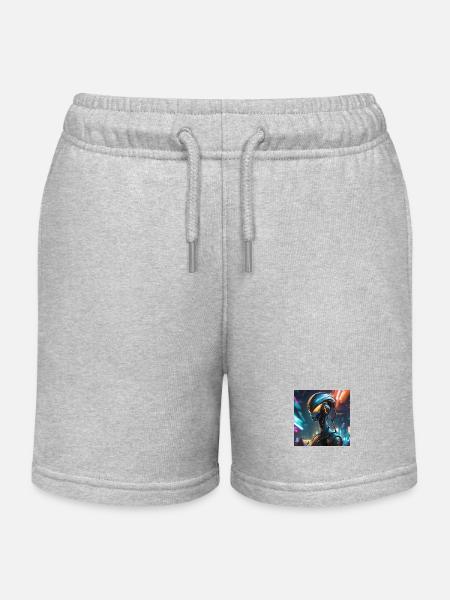 Alienware - Short de jogging enfant bio Stanley/Stella - gris chiné