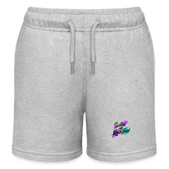 Seiten auf Kontostand - Kinder Organic Joggingshorts Mini Bolter von Stanley/Stella - Grau meliert - Vorne