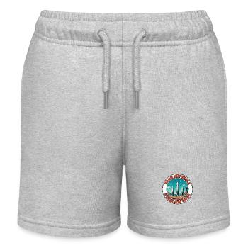 Brave New World 00345124 - Kinder Organic Joggingshorts Mini Bolter von Stanley/Stella - Grau meliert - Vorne