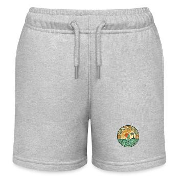 La collection Vintage Flair - Short de jogging enfant bio Stanley/Stella - gris chiné - Devant
