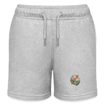Bush Hopper - Kids Organic Sweat Shorts by Stanley/Stella - heather grey - Front