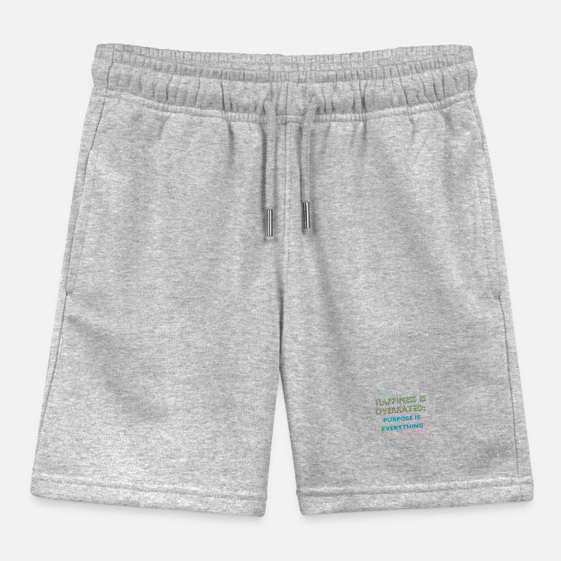 Purpose Is Everything Inspirational Design Kids Organic Sweat Shorts by Stanley/Stella