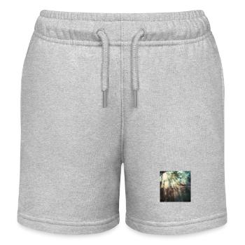 Rave - Kinder Organic Joggingshorts Mini Bolter von Stanley/Stella - Grau meliert - Vorne