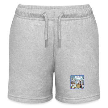 Kaninchen - Kinder Organic Joggingshorts Mini Bolter von Stanley/Stella - Grau meliert - Vorne