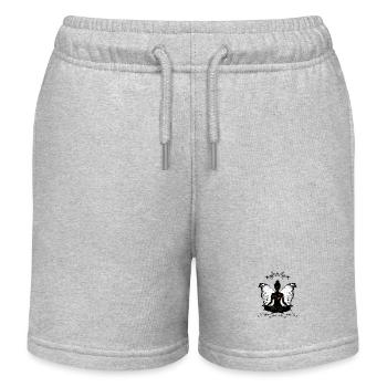 Meditationsengel - Kinder Organic Joggingshorts Mini Bolter von Stanley/Stella - Grau meliert - Vorne
