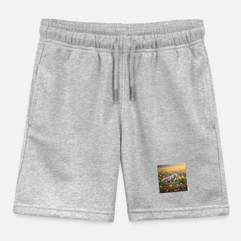 Arctic fox Kids Organic Sweat Shorts by Stanley/Stella